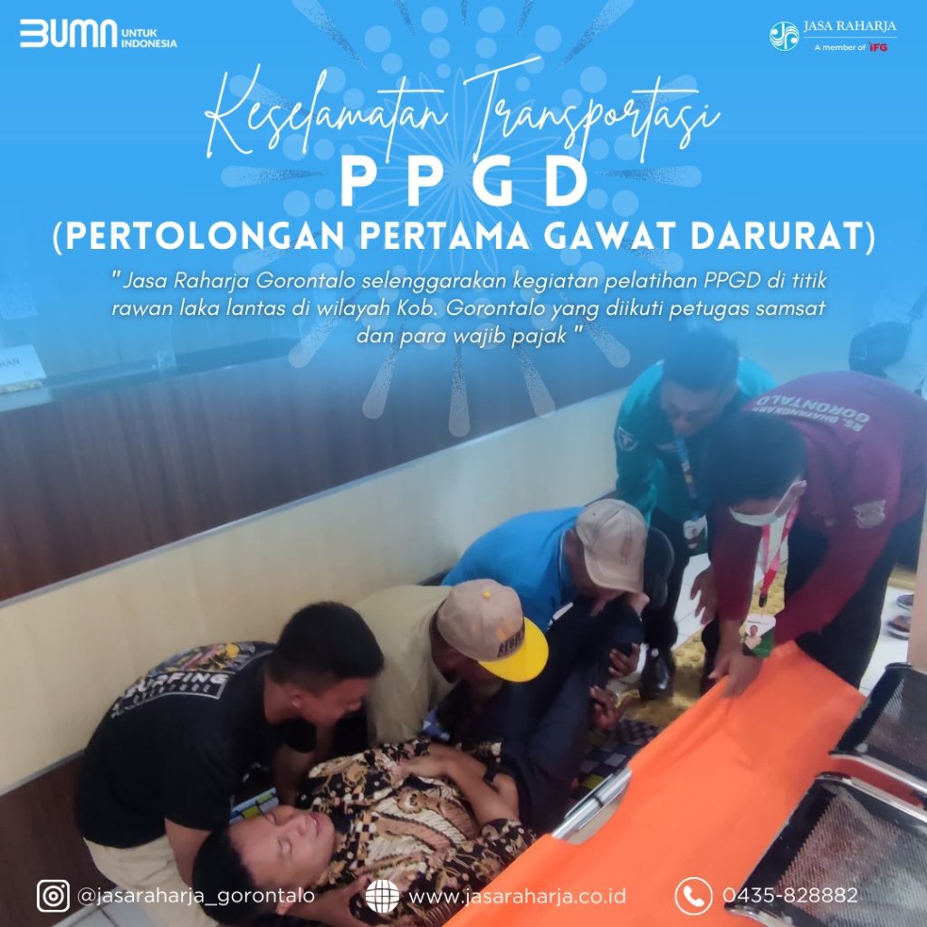 Jasa Raharja Gorontalo Gelar Pelatihan PPGD untuk Petugas Samsat