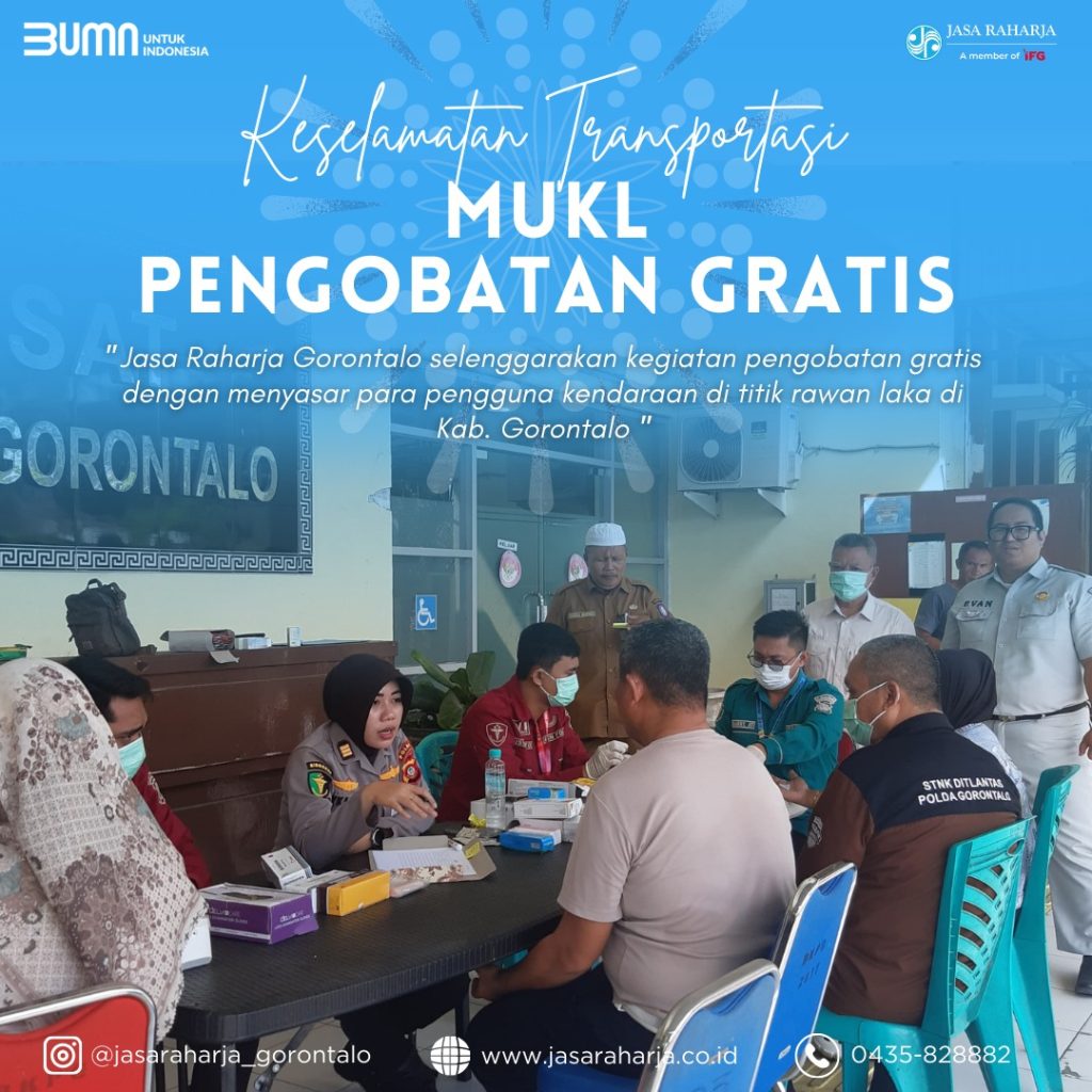 Jasa Raharja Gorontalo Gelar Pengobatan Gratis
