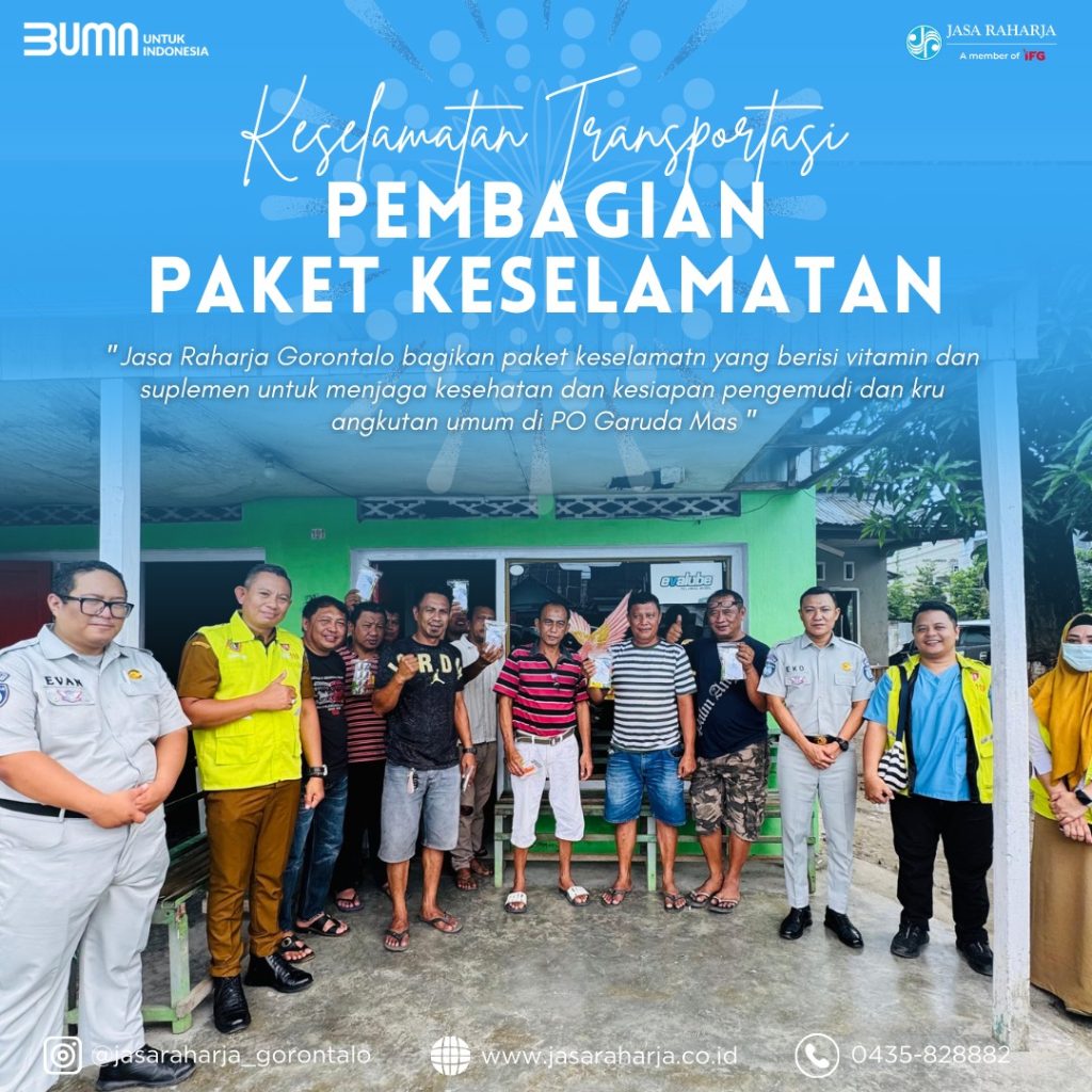 Pembagian paket keselamatan kepada pengemudi