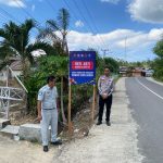 Jasa Raharja Pasang Papan Himbauan di Titik Rawan Kecelakaan