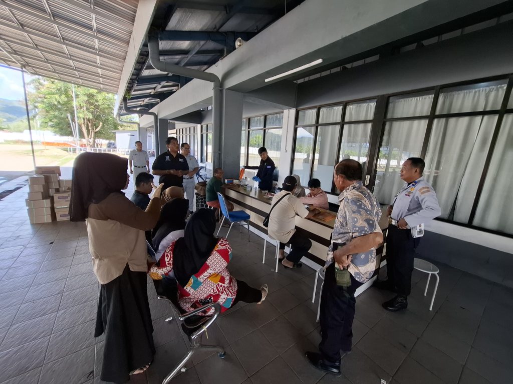 Jasa Raharja Gorontalo Gelar Pengobatan Gratis di Terminal Dungingi
