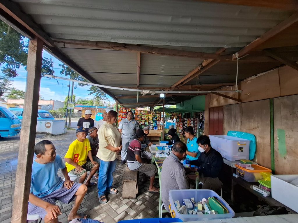 PT. Jasa Raharja Gelar Pengobatan Gratis di Terminal Telaga