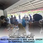Jasa Raharja Gelar pengobatan gratis di Terminal Dungingi