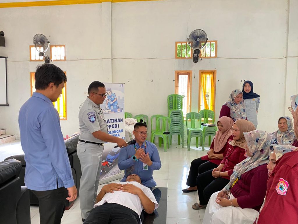 Jasa Raharja Gorontalo Gelar Pelatihan PPGD