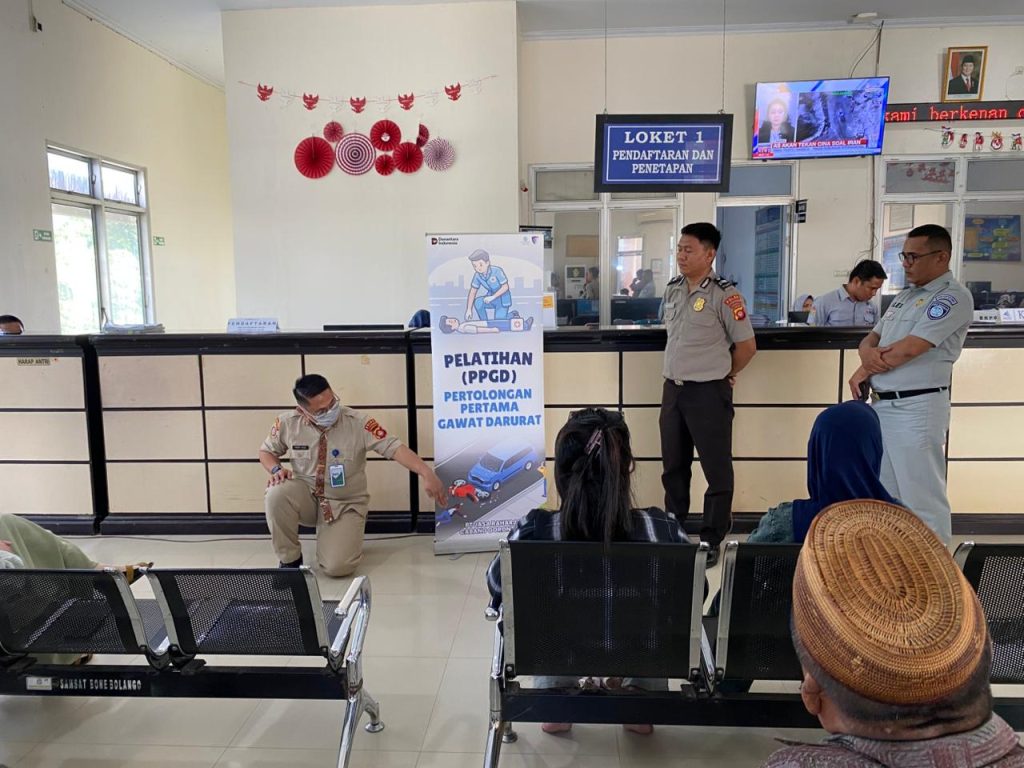 Jasa Raharja Gorontalo Gelar Pelatihan PPGD di Samsat Kab. Bone Bolango