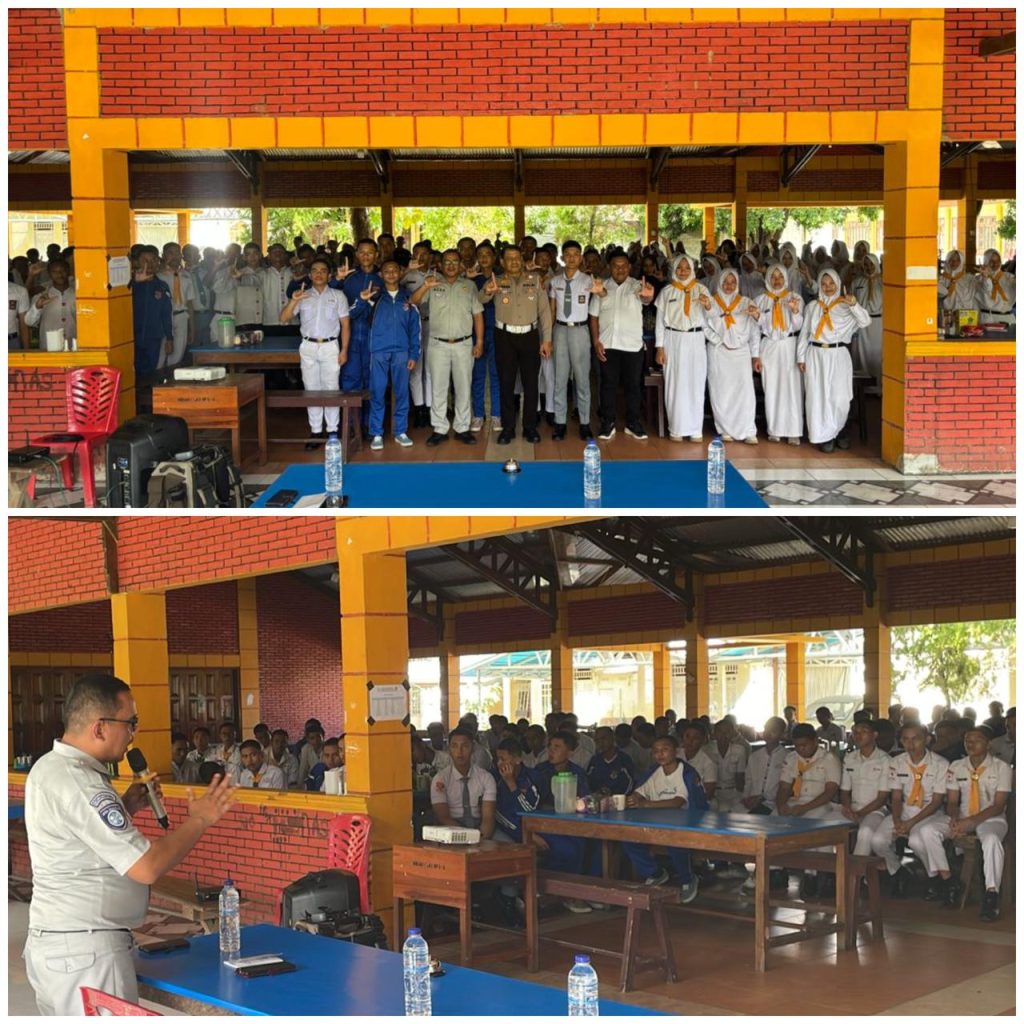 Jasa Raharja Gorontalo Sosialisasikan Keselamatan Berkendara bagi Pelajar