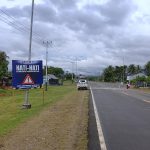 Jasa Raharja Cabang Gorontalo Pasang Spanduk Hi-Vis Imbauan Keselamatan di Titik Rawan Kecelakaan