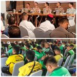 Kepolisian dan Jasa Raharja Cabang Gorontalo melaksanakan Sosialisasi Keselamatan Pada Ikatan Pengemudi Bentor di Prov. Gorontalo