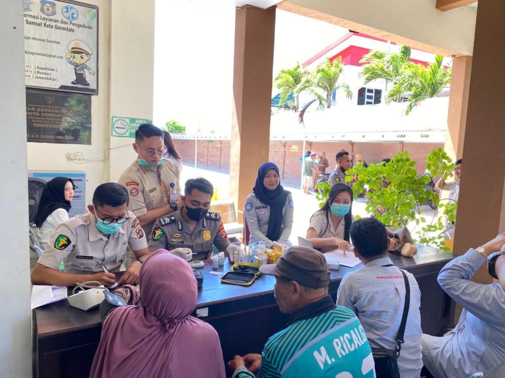 Jasa Raharja Cabang Gorontalo Gelar MUKL, Hadirkan Pemeriksaan Kesehatan Gratis di Samsat Kota Gorontalo