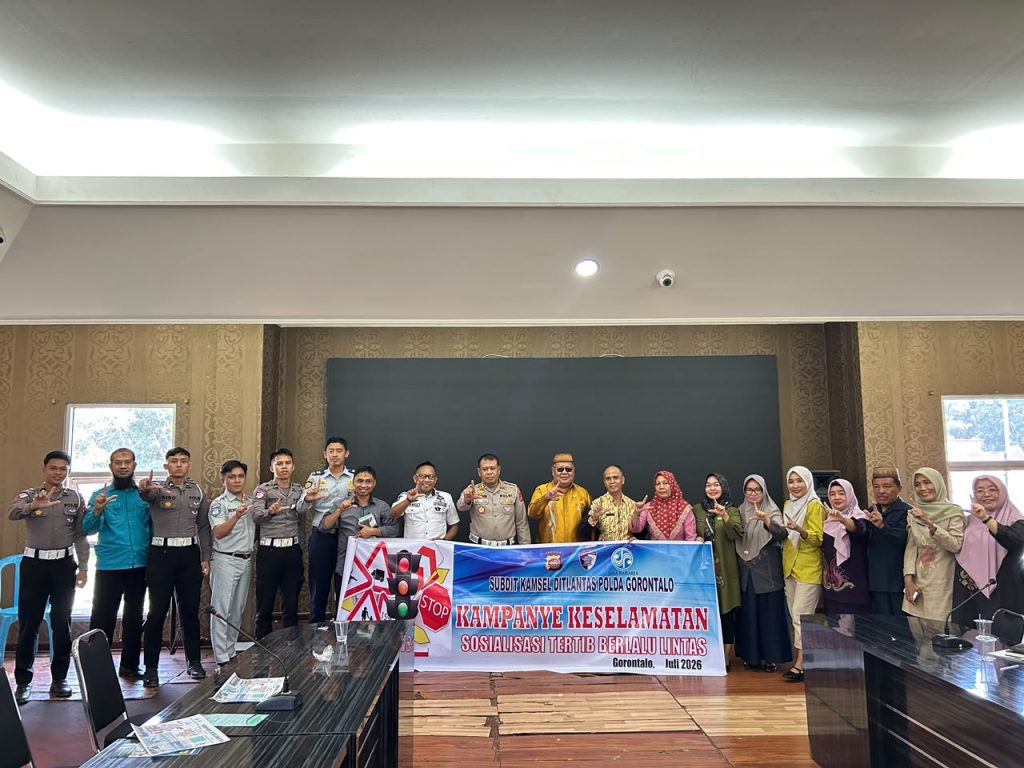 Jasa Raharja Cabang Gorontalo Bersama Stakeholder Gelar Kampanye Keselamatan Berlalu Lintas di Gorontalo Utara