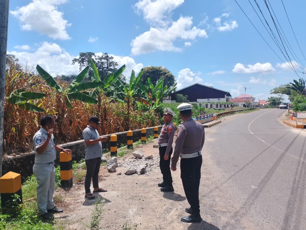 Perkuat Keselamatan Berlalu Lintas, Jasa Raharja Cabang Gorontalo dan Polres Boalemo Lakukan Survei Titik Rawan Laka