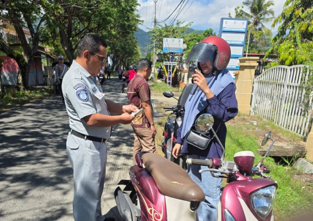 Operasi Gabungan di Kec. Kabila, Bersama Wujudkan Keselamatan dan Ketertiban Berlalu Lintas